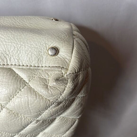 Kate Spade Cream Quilted Maryanne Shoulder Bag With Chain Handles. - Picture 9 of 14